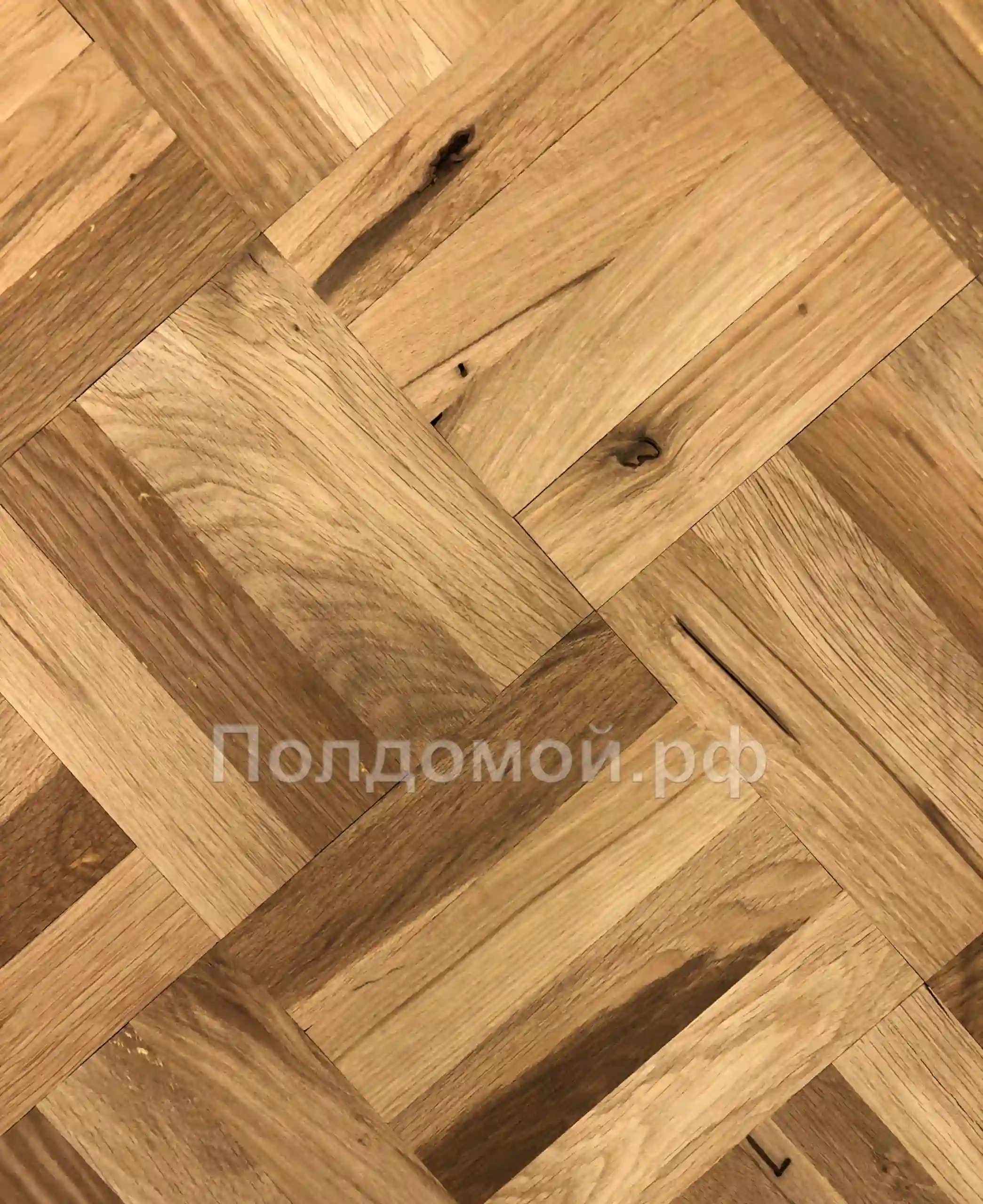 Штучный паркет PAPA CARLO ДУБ КАНТРИ 350х70х15